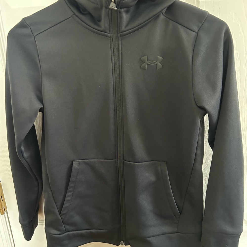 Under Armour Kids Black Full-Zip Jacket